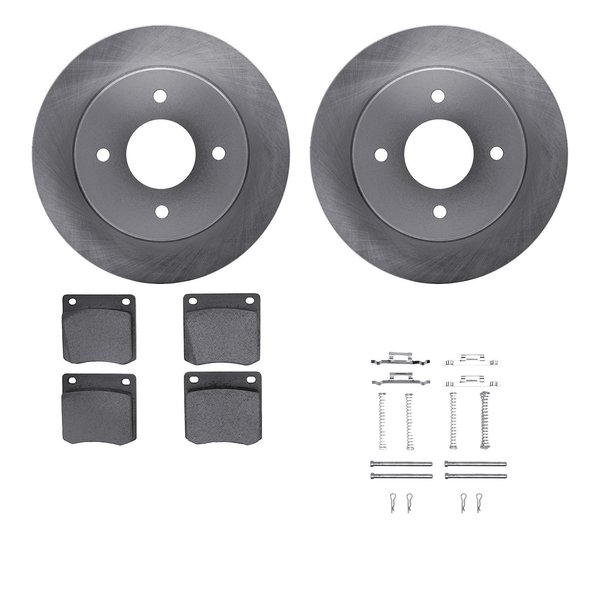 Dynamic Friction Co 6512-67160, Rotors with 5000 Advanced Brake Pads includes Hardware 6512-67160